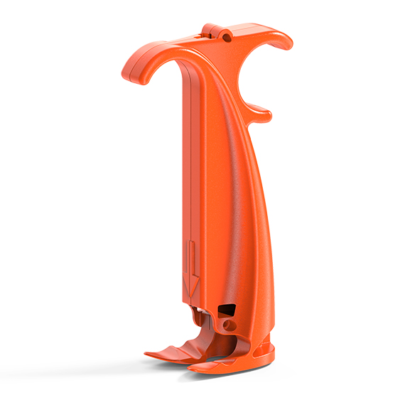 subq it orange injection molded part