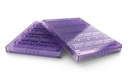 purple injection molded part