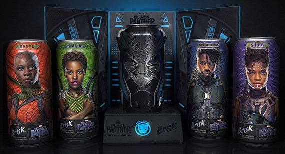 Black Panther movie character water cans with 3D printed mask covering by Brazil Metal Parts