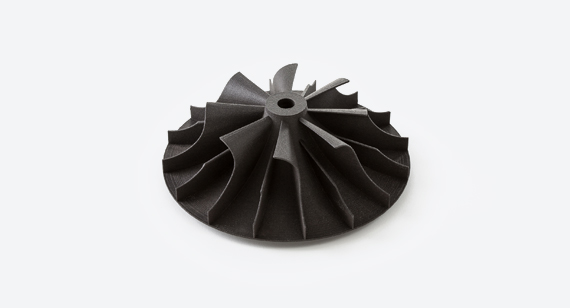 nylon 3d printed automotive fan part produced by Brazil Metal Parts