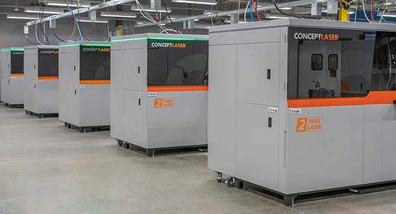 dmls 3d printing machines at Brazil Metal Parts facility