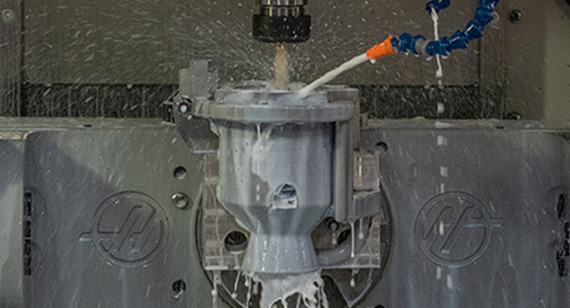 direct metal laser sintering part being processed after 3d printing