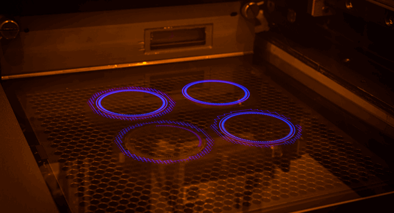 UV laser curving stereolithography part