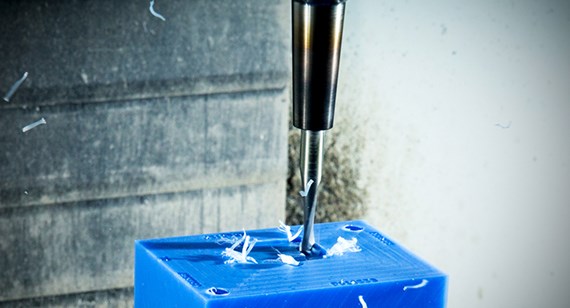 Milling a mold